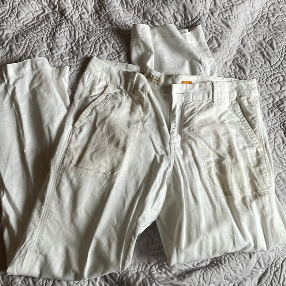 White Linen Pants